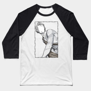 David - Faceless Colored Baseball T-Shirt